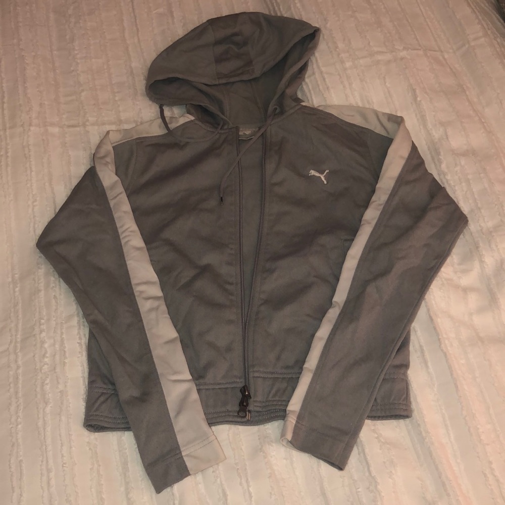 Puma zip-up sweatshirt